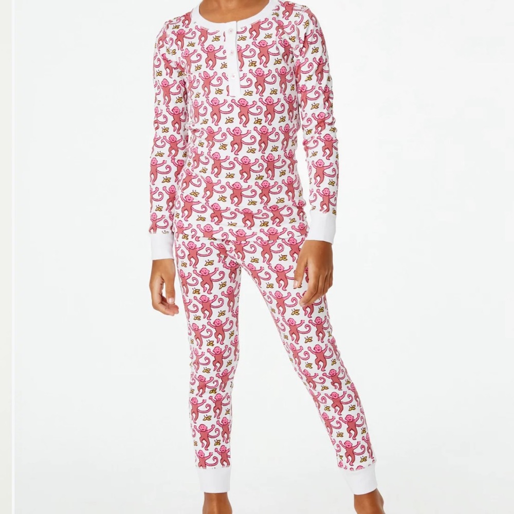 Kids Roller Rabbit PJs. Pink Monkeys. New.